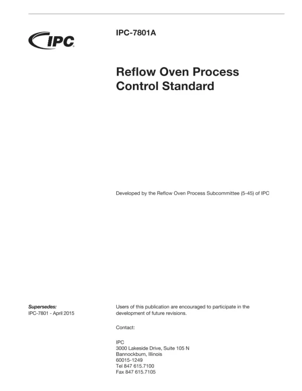 IPC 7801A:2022 pdf