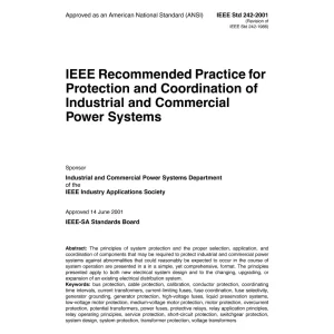 IEEE 242-2001 pdf