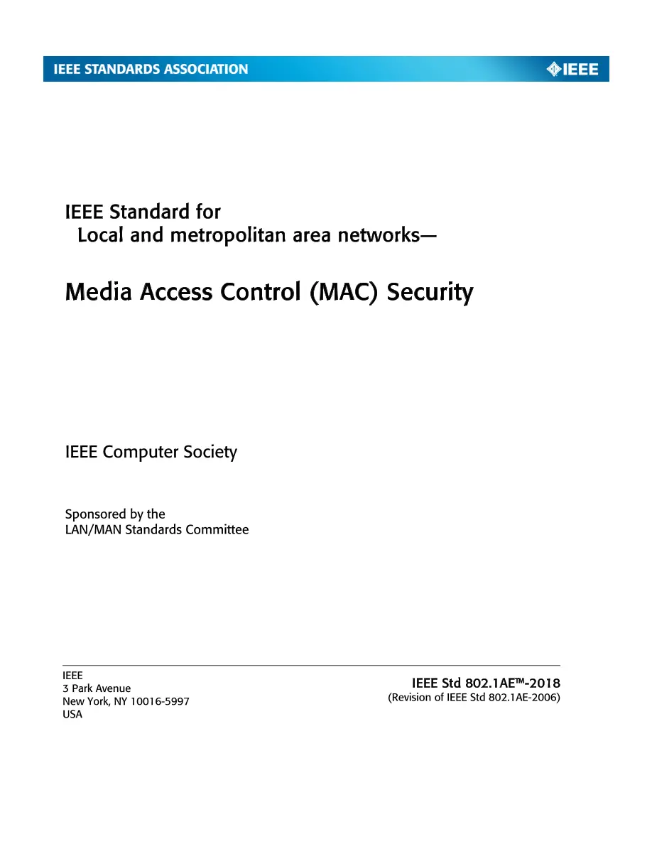 IEEE 802.1AE-2018 pdf