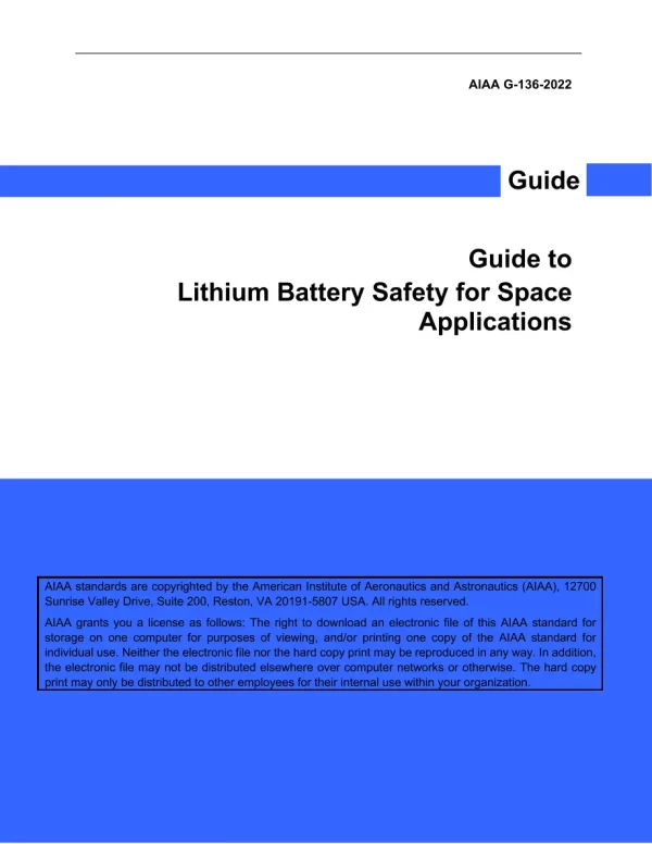 AIAA G-136-2022 pdf