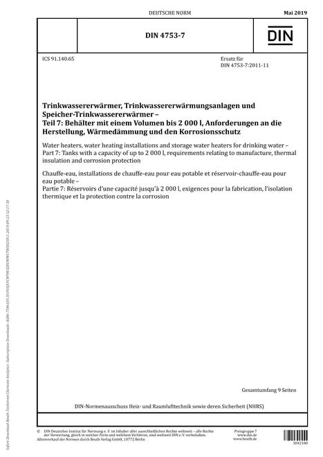 DIN 4753-7:2019 pdf