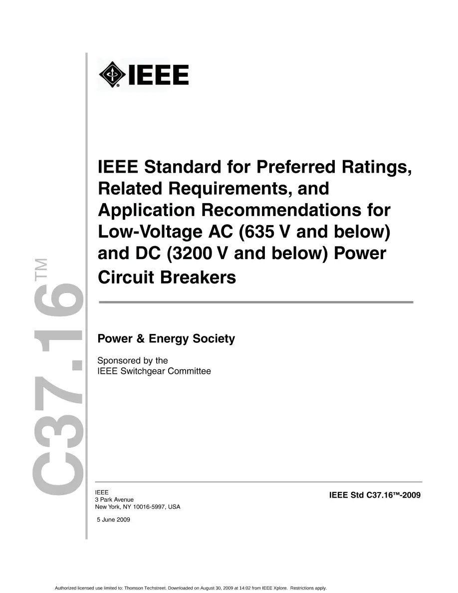 IEEE C37.16-2009 pdf