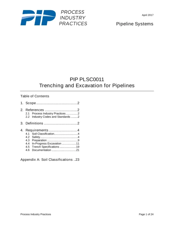 PIP PLSC0011 pdf