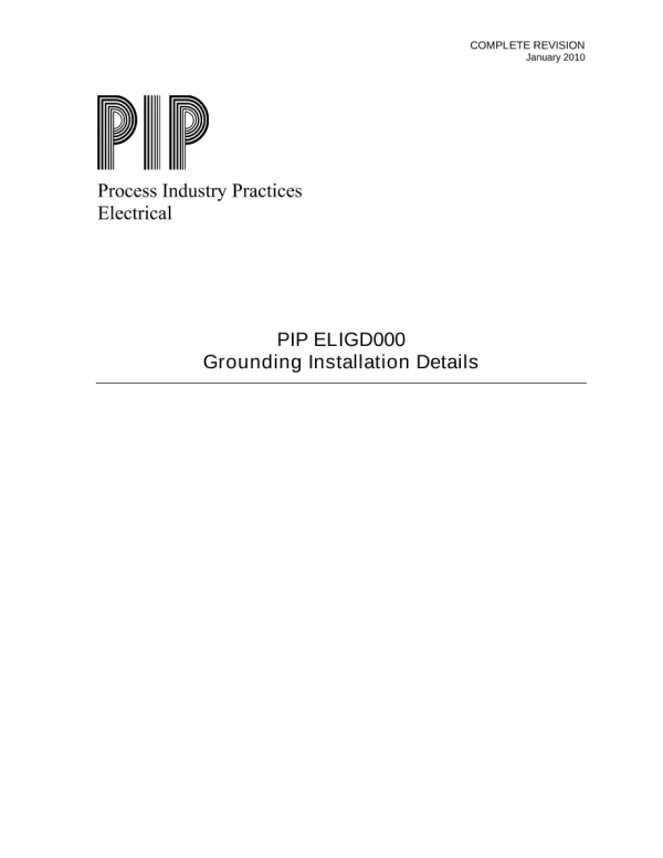 PIP ELIGD000 pdf