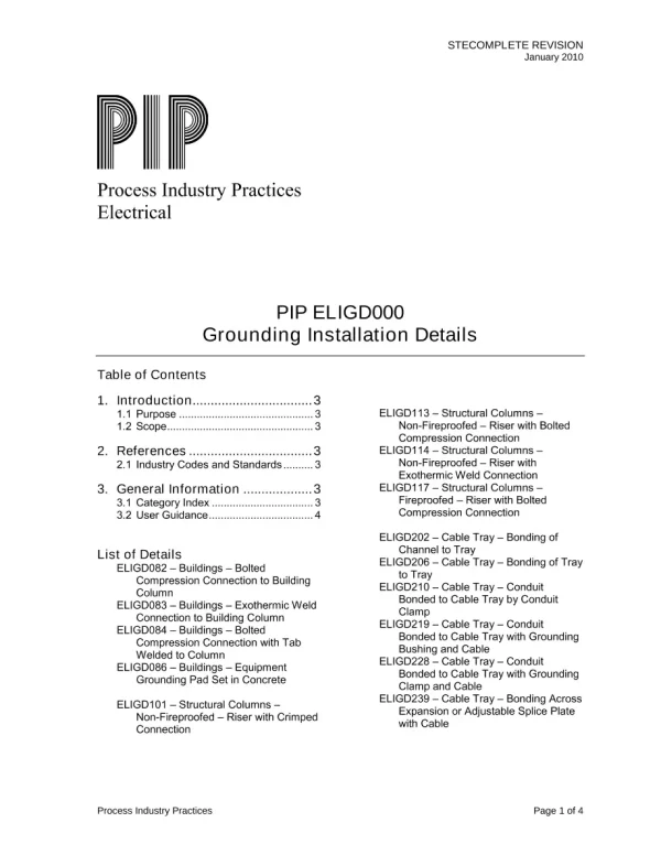 PIP ELIGD000 pdf