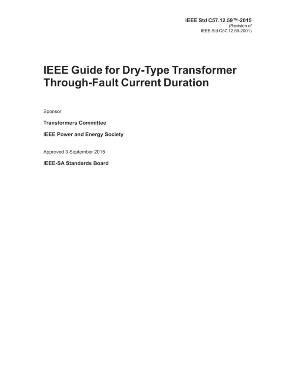 IEEE C57.12.59-2015 pdf