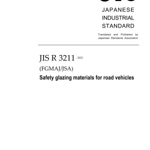 JIS R 3211:2021 pdf