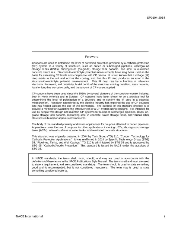 NACE SP0104-2014 pdf