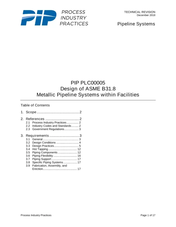 PIP PLC00005 pdf