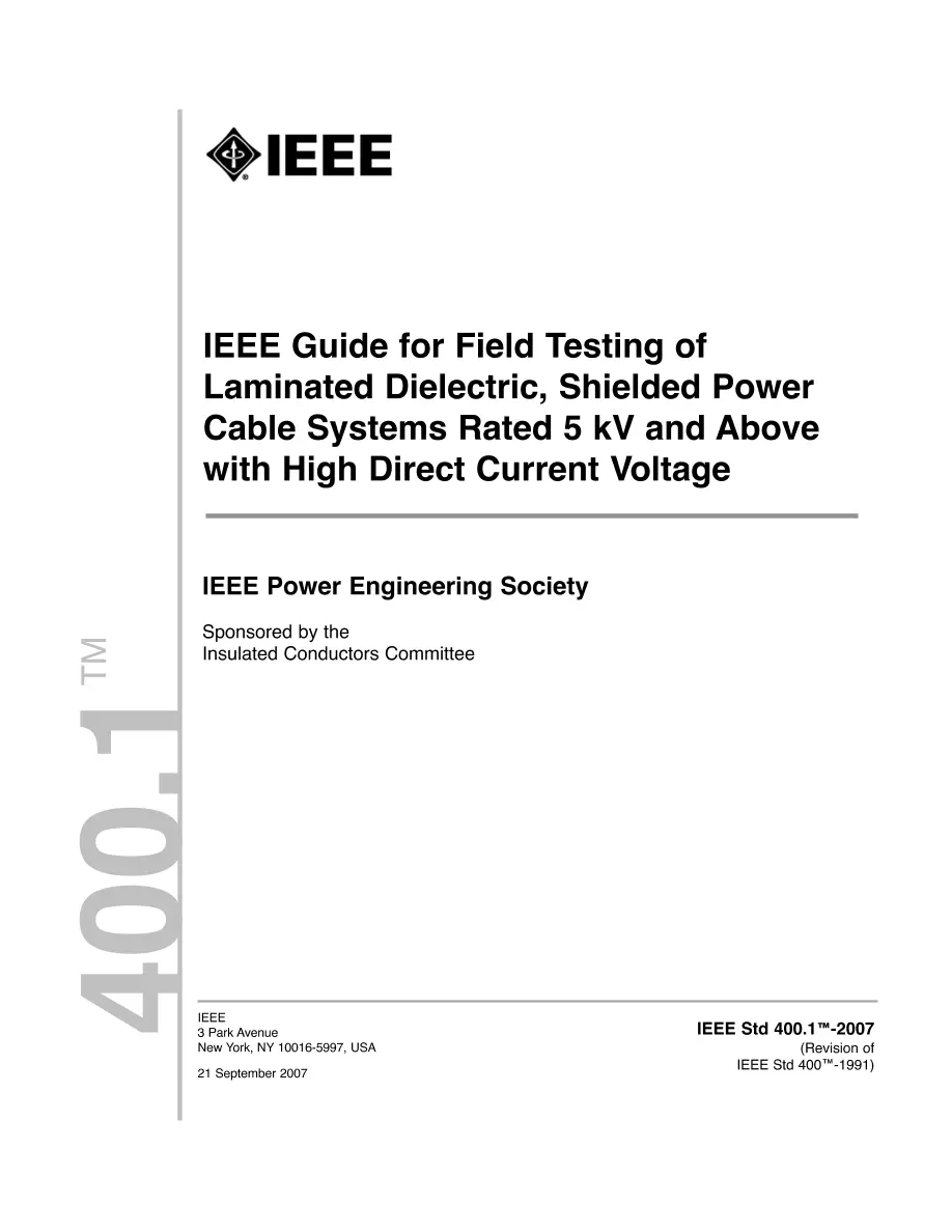 IEEE 400.1-2007 pdf