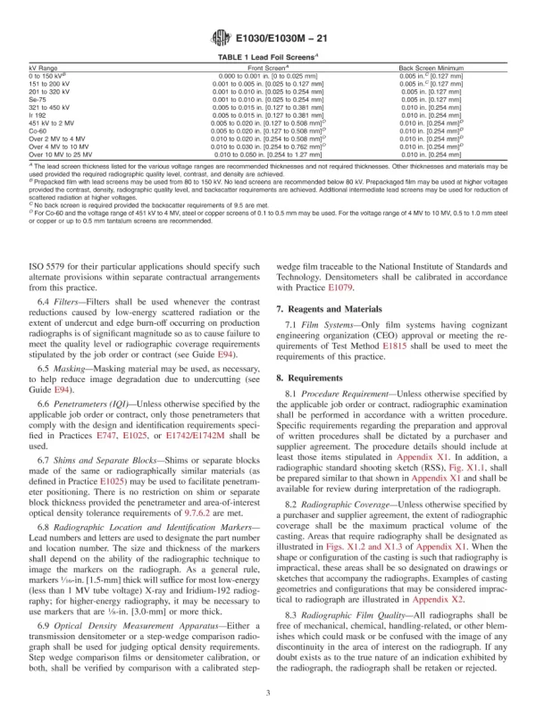 ASTM E1030/E1030M-21 pdf