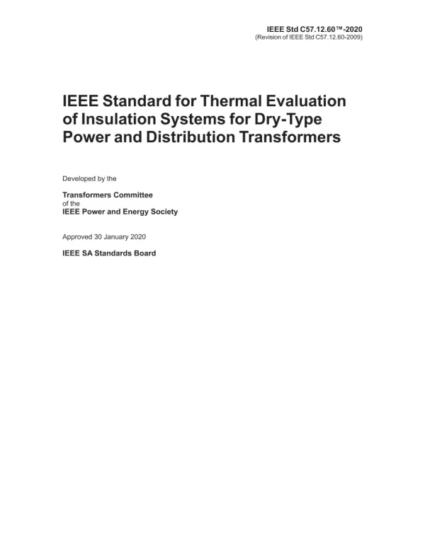 IEEE C57.12.60-2020 pdf