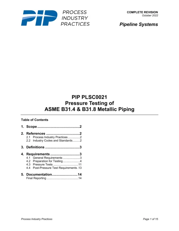 PIP PLSC0021 pdf