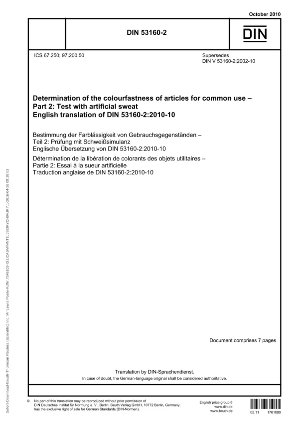 DIN 53160-2 pdf