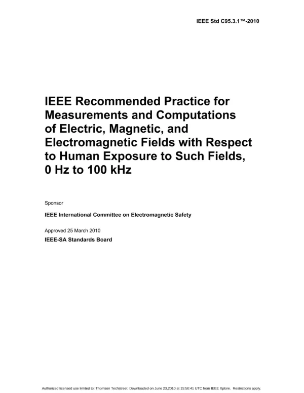 IEEE C95.3.1-2010 pdf