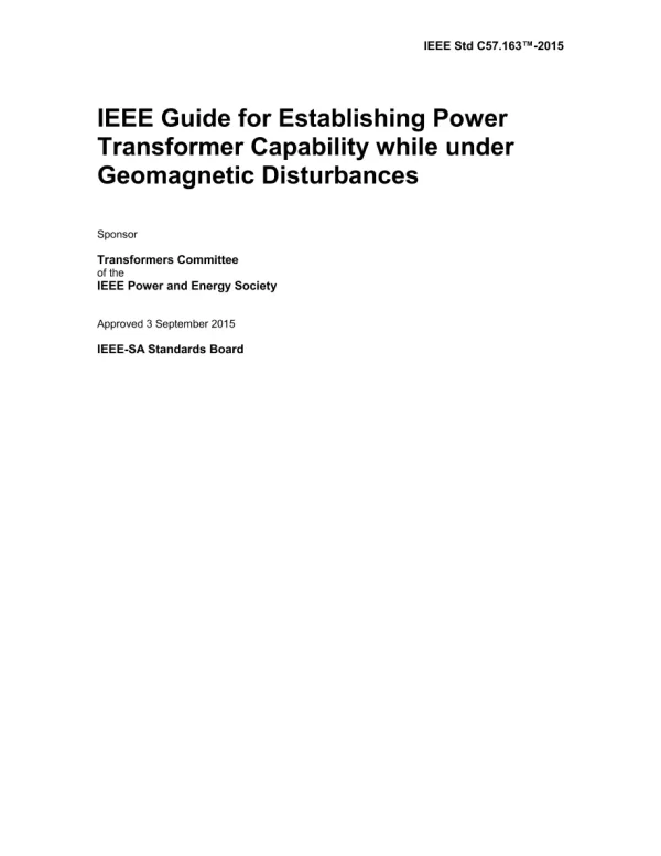 IEEE C57.163-2015 pdf