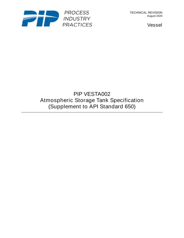 PIP VESTA002 pdf