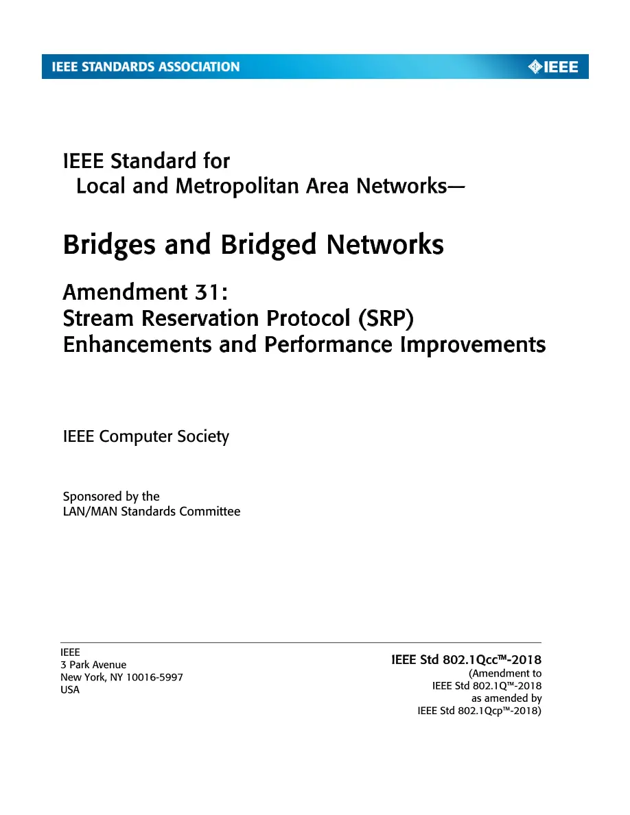 IEEE 802.1Qcc-2018 pdf