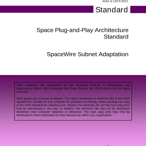 AIAA S-133-9-2013 pdf