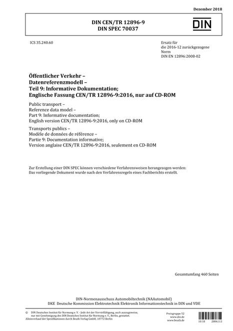 DIN CEN/TR 12896-9:2018 pdf