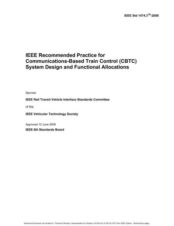 IEEE 1474.3-2008 pdf