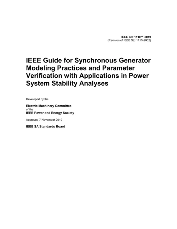 IEEE 1110-2019 pdf