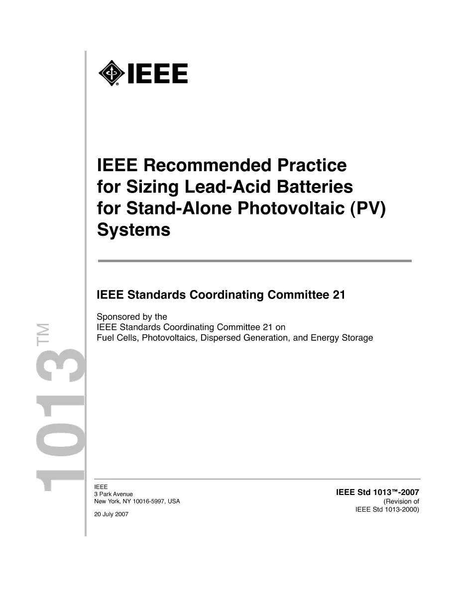 IEEE 1013-2007 pdf