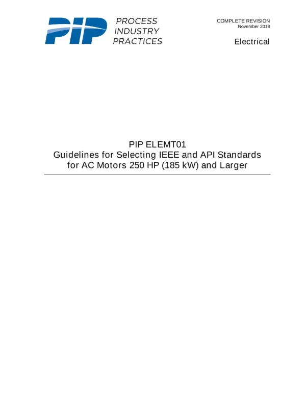 PIP ELEMT01 pdf