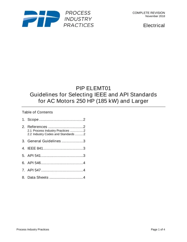 PIP ELEMT01 pdf