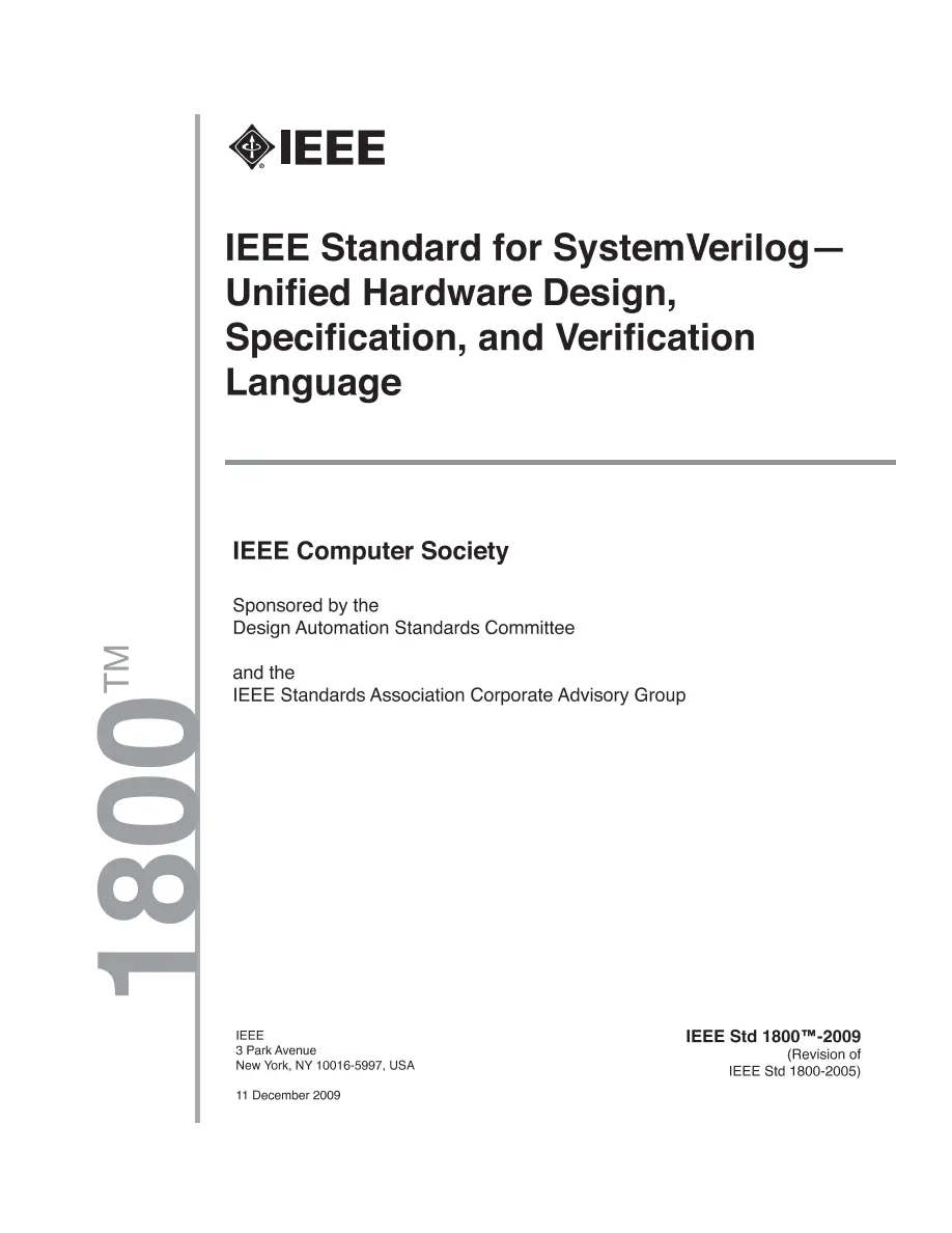 IEEE 1800-2009 pdf