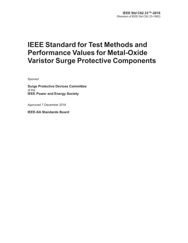 IEEE C62.33-2016 pdf