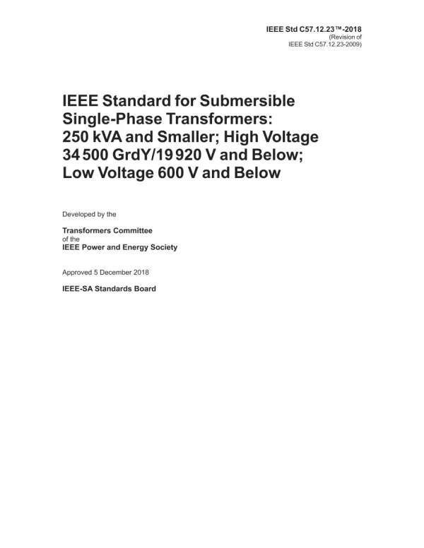 IEEE C57.12.23-2018 pdf