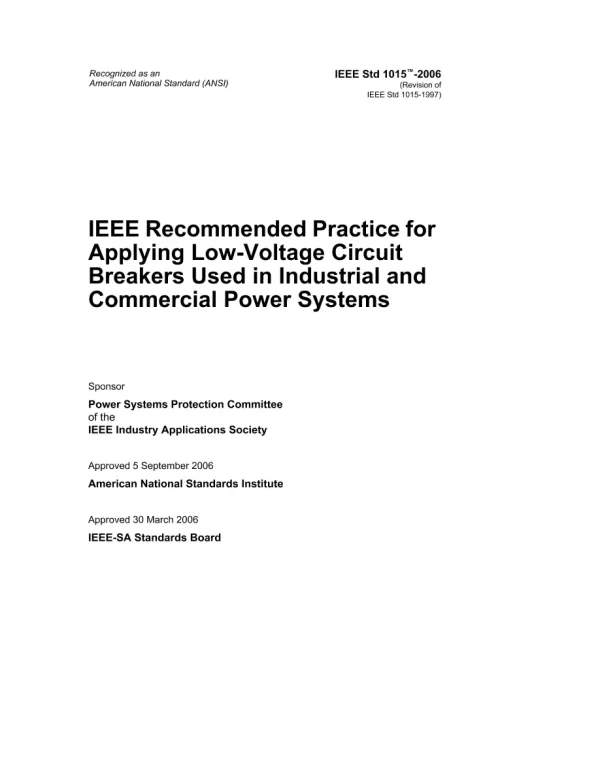 IEEE 1015-2006 pdf