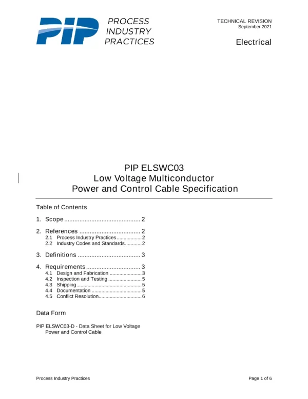 PIP ELSWC03 pdf