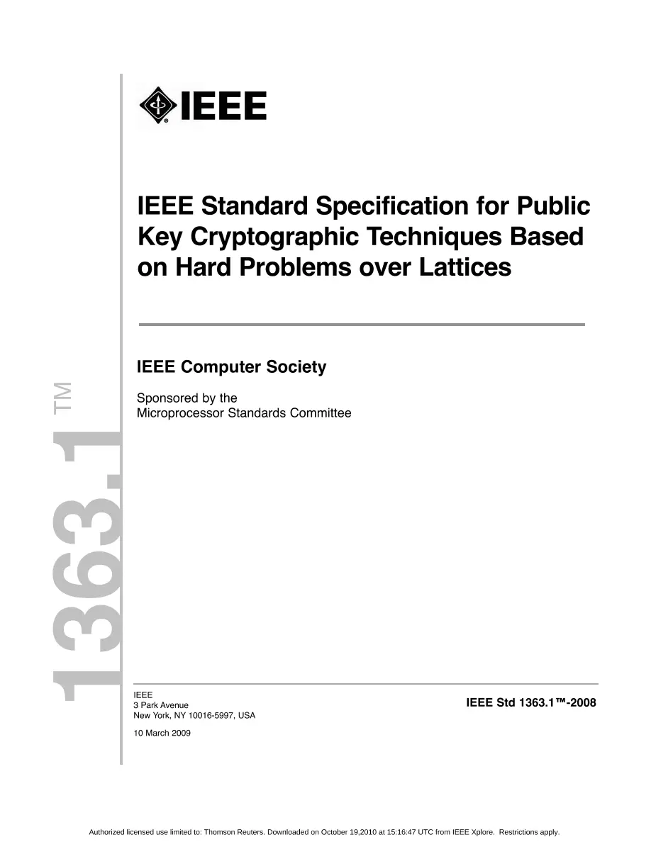 IEEE 1363.1-2008 pdf