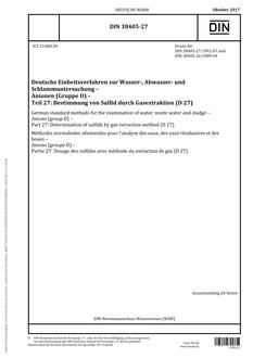 DIN 38405-27:2017 pdf