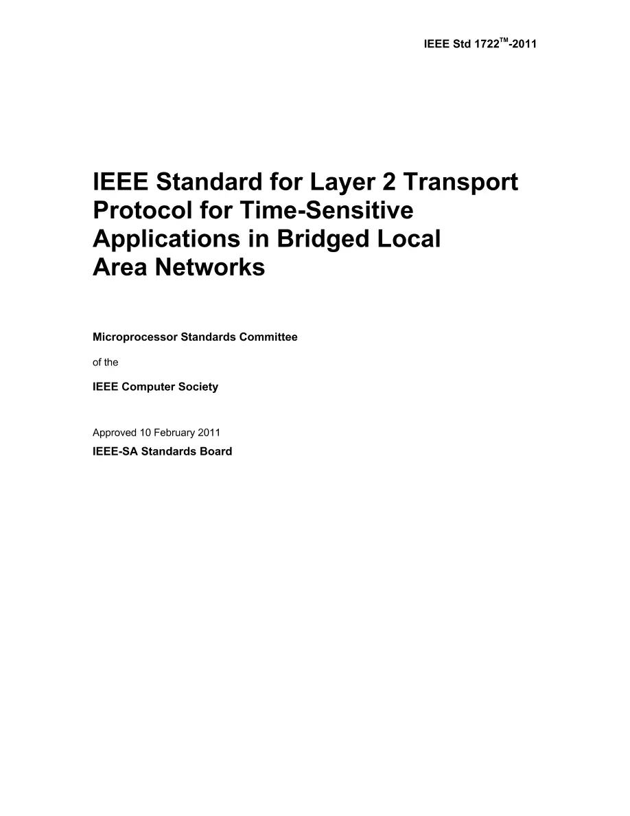 IEEE 1722-2011 pdf