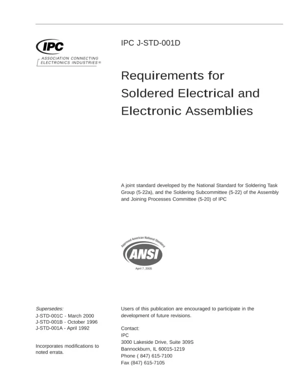 IPC J-STD-001D pdf