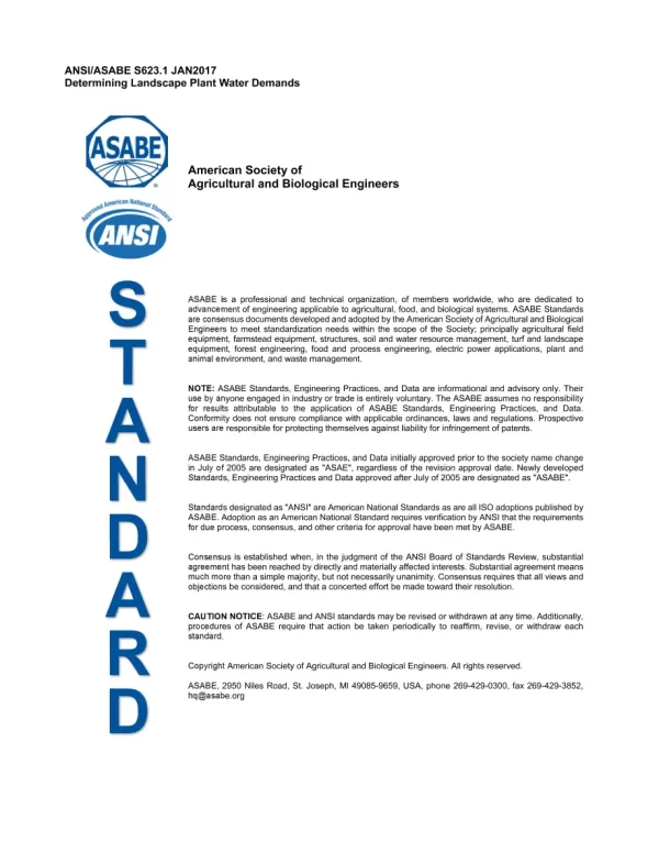 ASAE/ASABE S623.1 (R2022) pdf