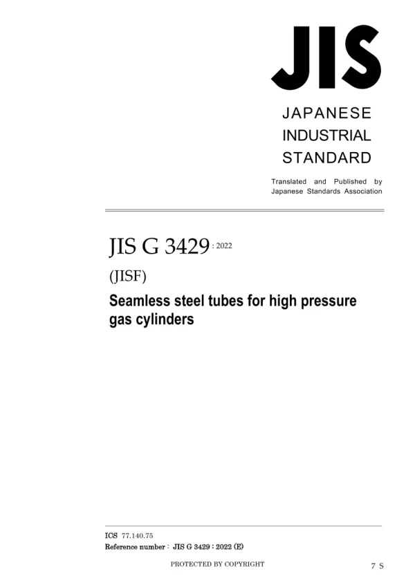 JIS G 3429:2022 pdf