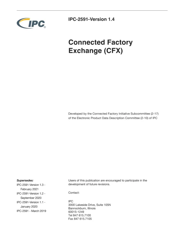 IPC 2591-Version 1.4 pdf