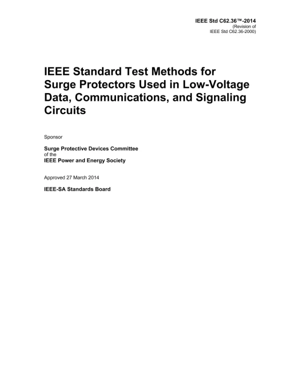 IEEE C62.36-2014 pdf