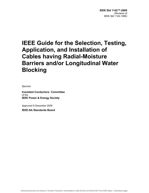 IEEE 1142-2009 pdf