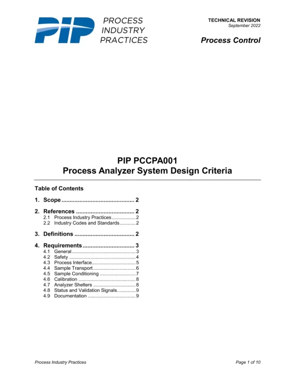 PIP PCCPA001 pdf