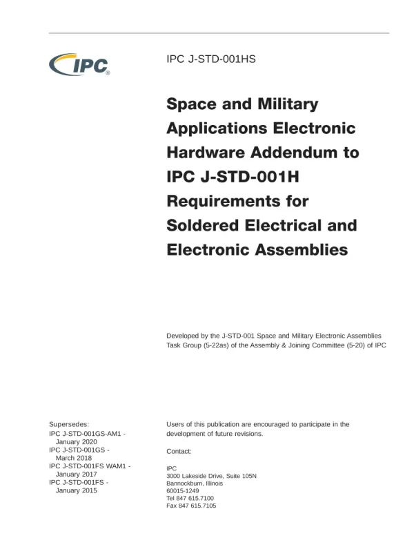 IPC J-STD-001HS pdf