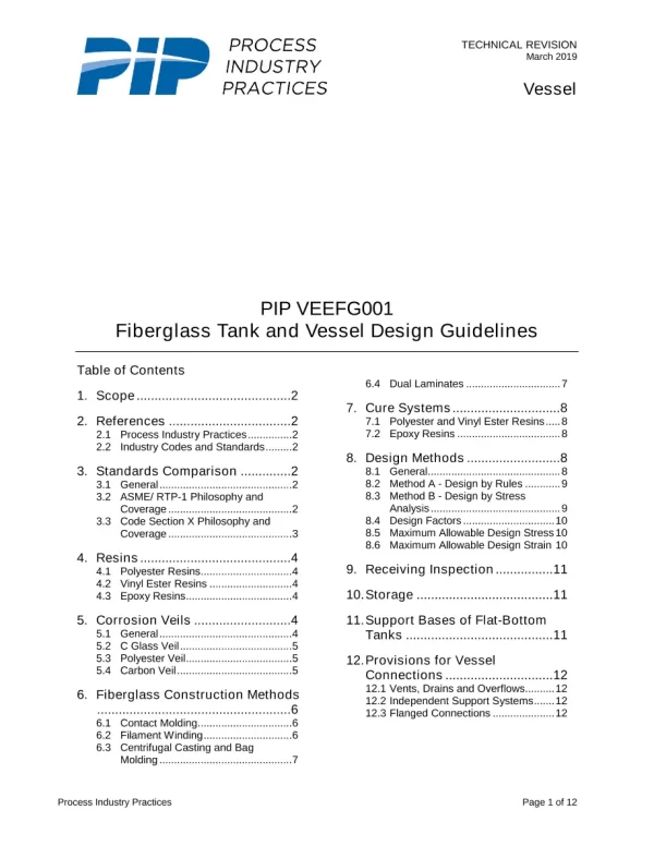 PIP VEEFG001 pdf