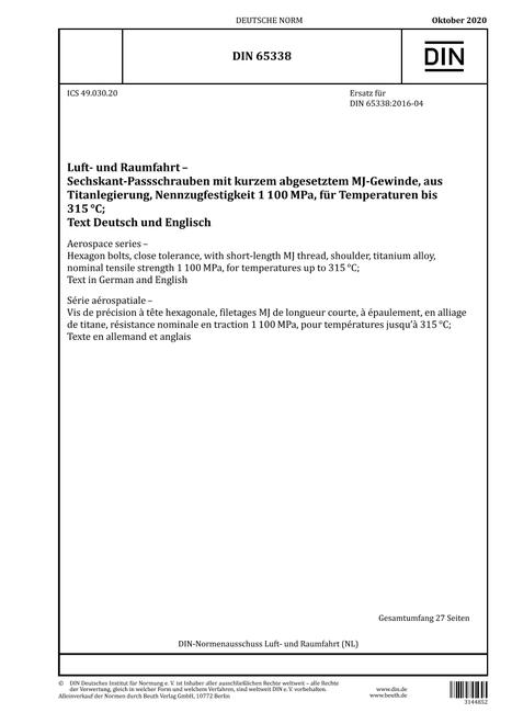 DIN 65338:2020 pdf