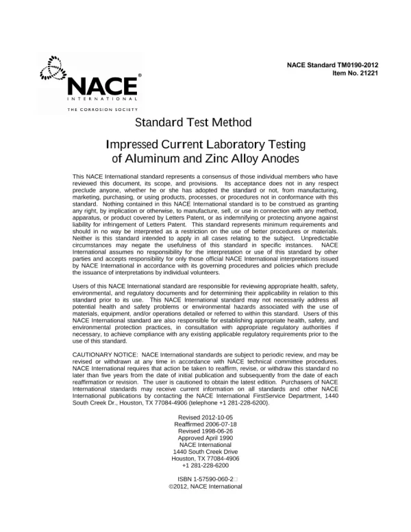 NACE TM0190-2012 pdf