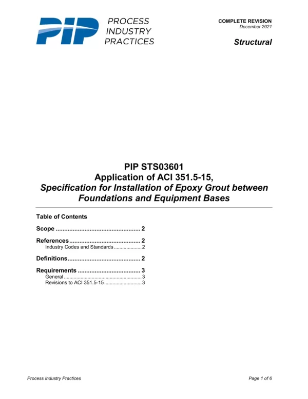 PIP STS03601 pdf