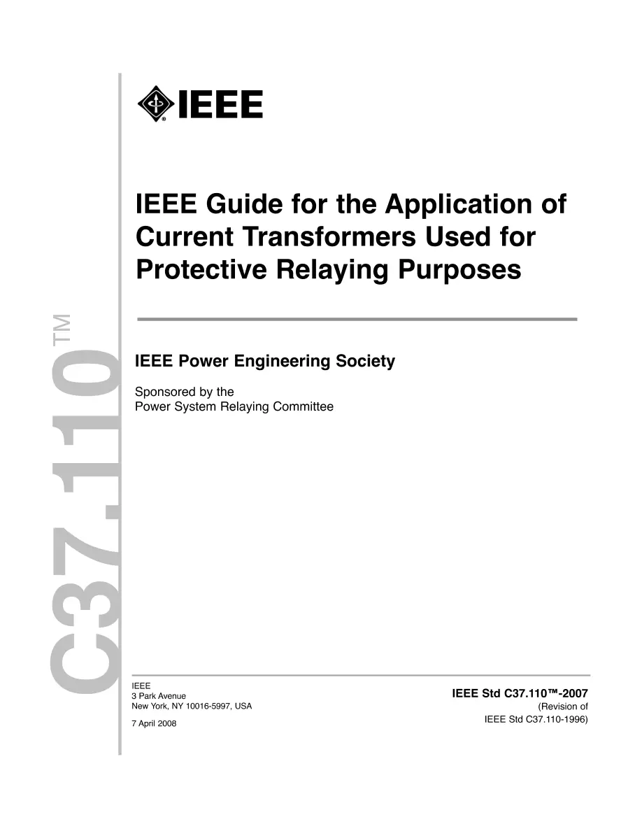 IEEE C37.110-2007 pdf